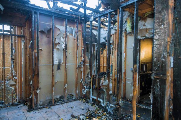 Professional Fire Damage Removal technician working in Dublin, PA